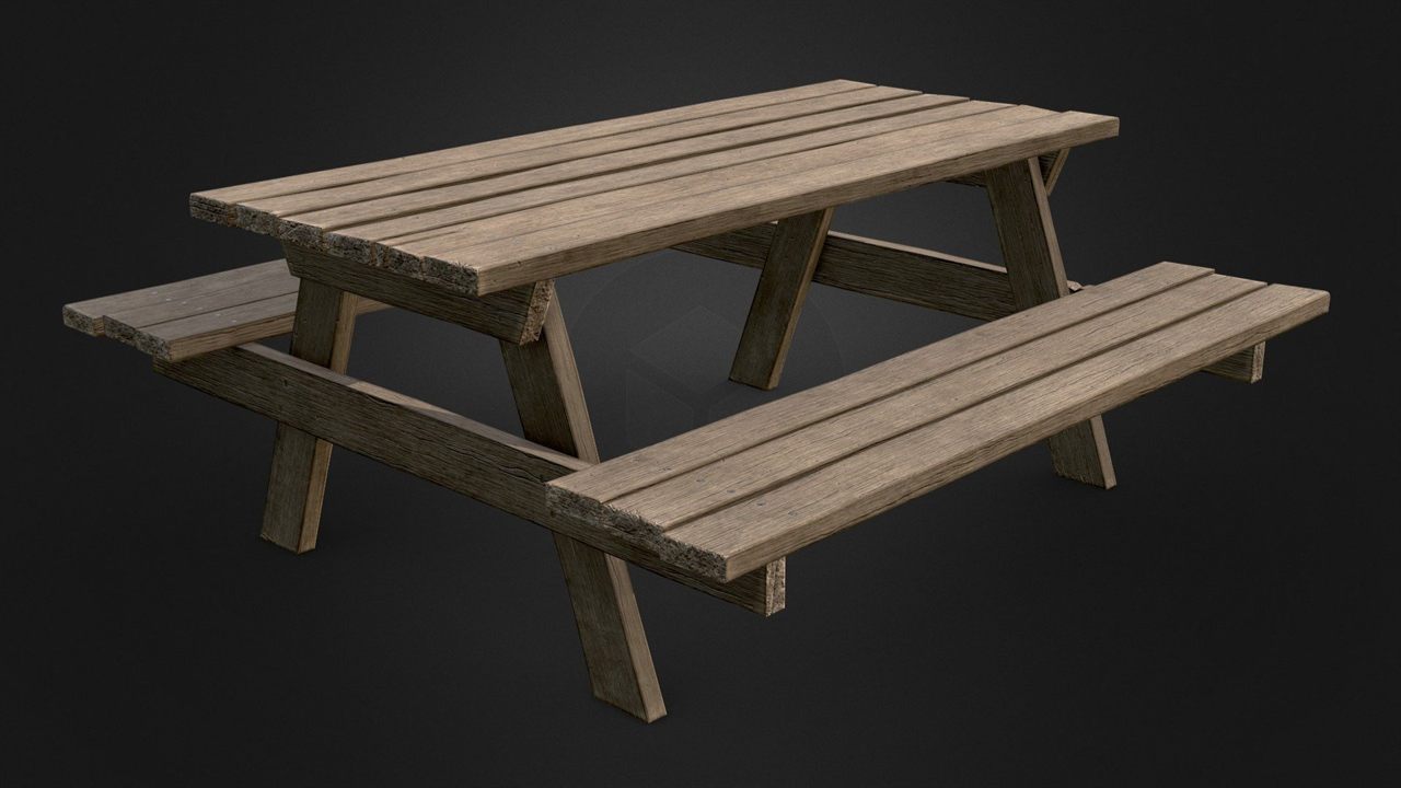 Wooden Picnic Table